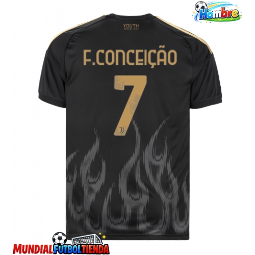 Camiseta Juventus Francisco Conceicao #7 Tercera Equipación Replica 2026-27 mangas cortas
